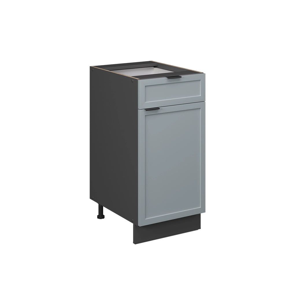 Vicco Mobiletto base per cucina Blu-grigio chiaro 40 cm senza piano di lavoro