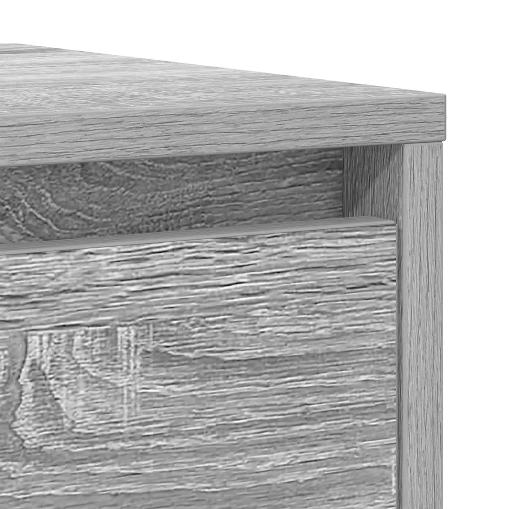 Credenza Grigio Sonoma 29,5x34x76 cm in Legno Multistrato 861639