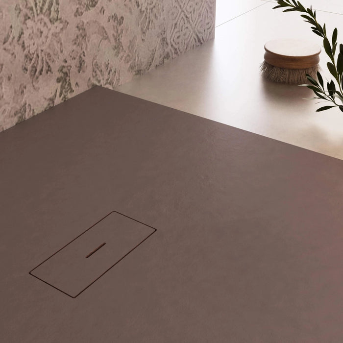 Piatto Doccia in Pietra 80x150 cm Bonussi Manila Marrone