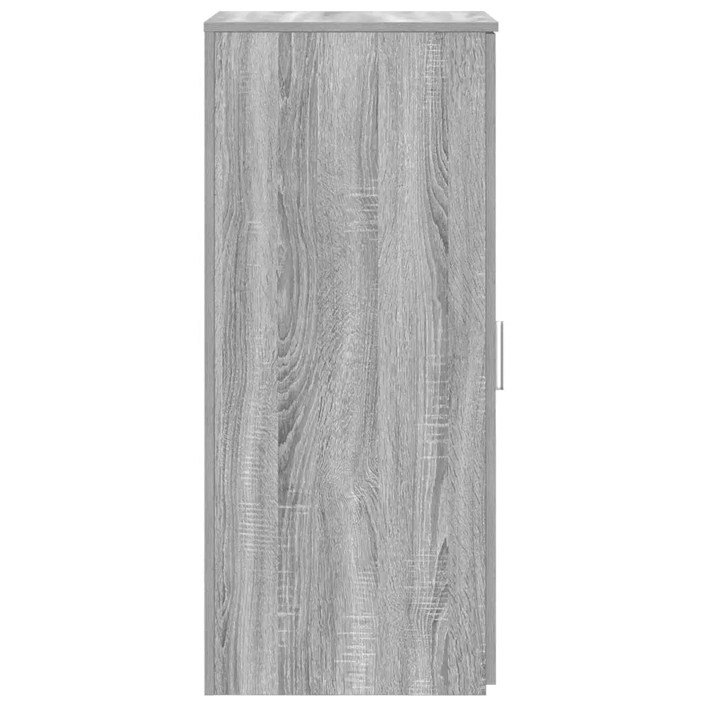 Mobile Portaoggetti Grigio Sonoma 40x45x103,5 cm in Truciolato 859038