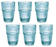 Set 6 Bicchieri da Tavola Long Drink Barshine Ice Impilabili 38 cl