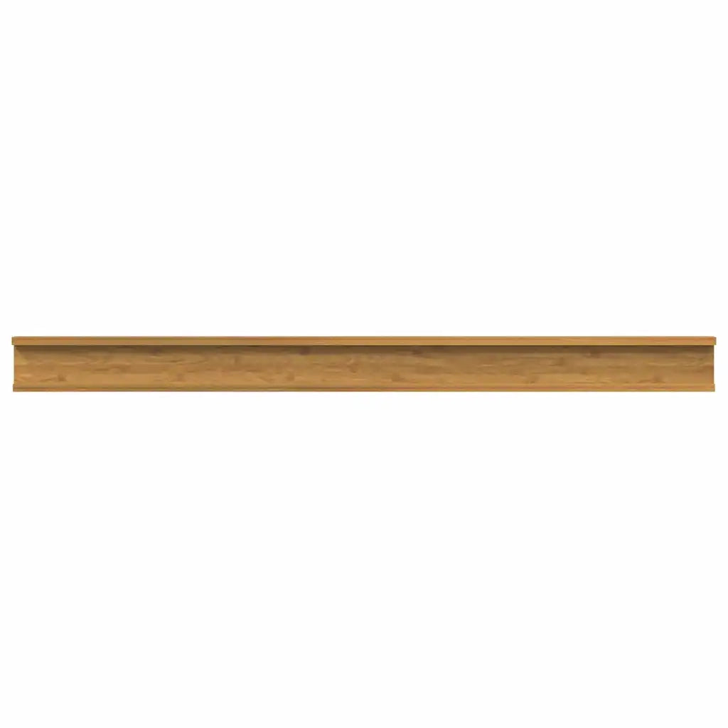 Scaffale da parete 2 pcs Beige 115 x 9 x 3 cm Legno multistrato
