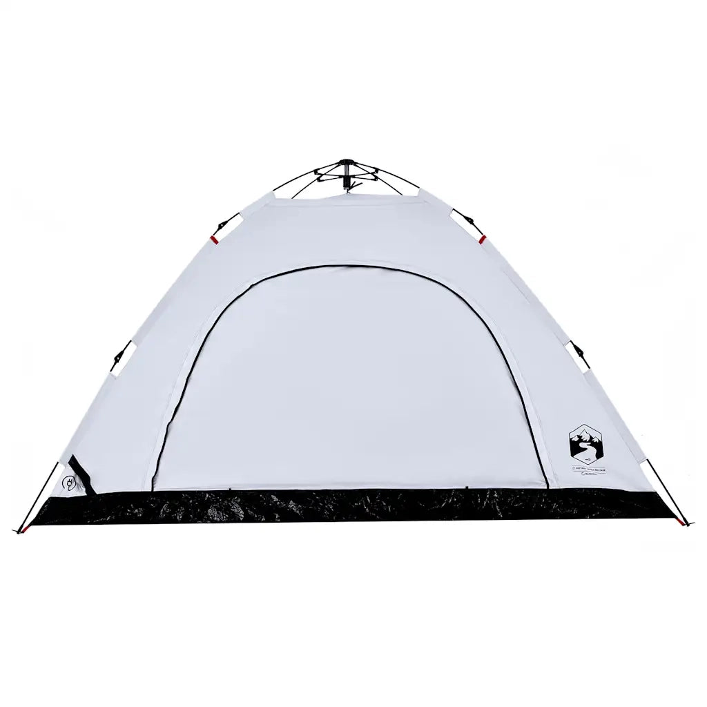 Tenda per 5 Persone Bianca Tessuto Oscurante a Rilascio Rapido