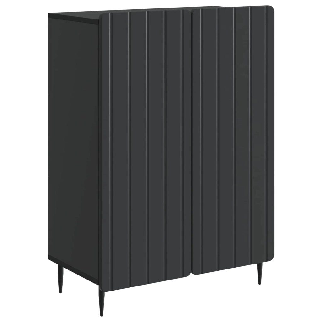Credenza Nero 66 x 34,5 x 92 cm Legno ingegnerizzato 894356