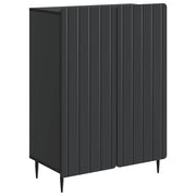 Credenza Nero 66 x 34,5 x 92 cm Legno ingegnerizzato 894356