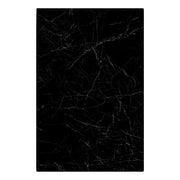 Piatto doccia in marmoresina 100x80 cm effetto marmo nero Rock Marquina SVEZIA