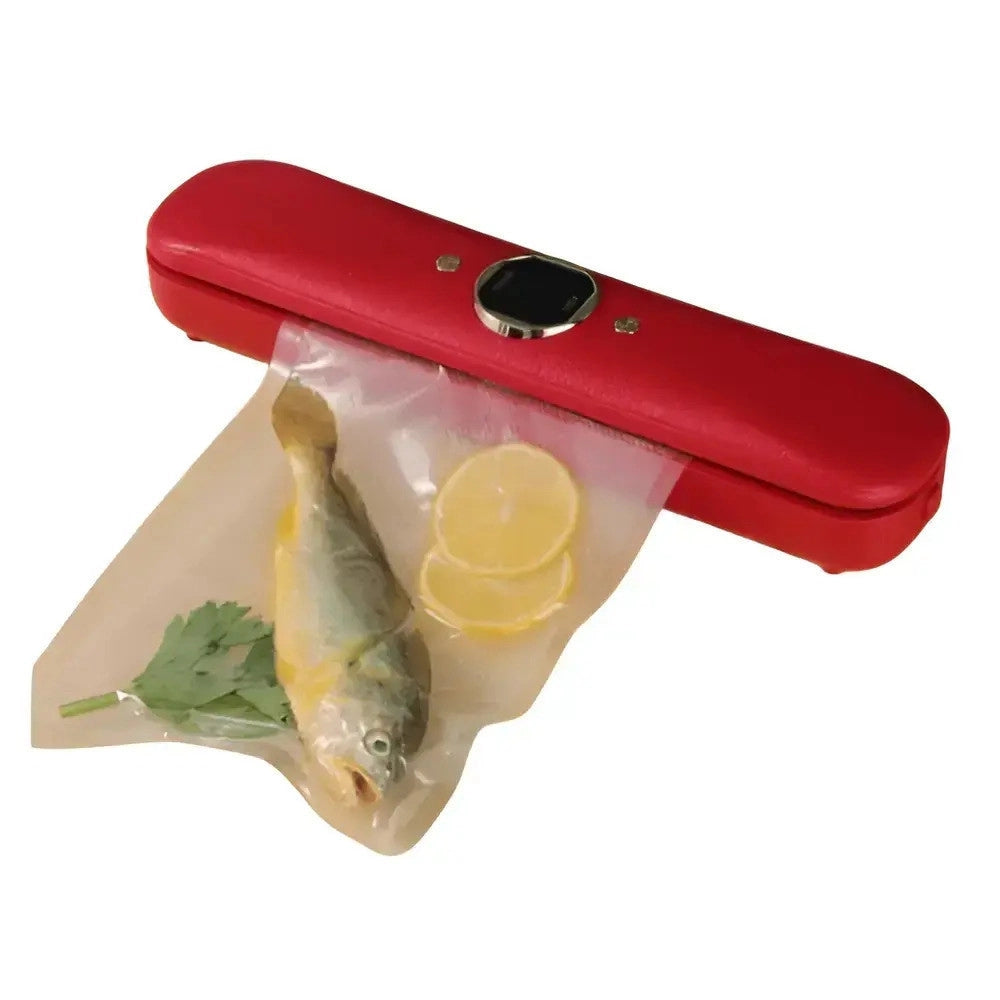 Trade Shop - Macchina Per Sottovuoto Sigillatrice Ermetica Automatica Per Alimenti Q-z300 Con Sacchetti -