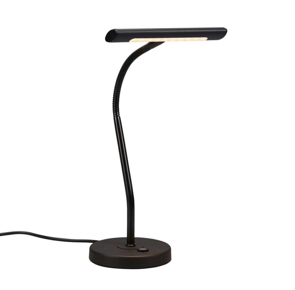 Lampada da scrivania LED dimmerabile Curtis nera Trio