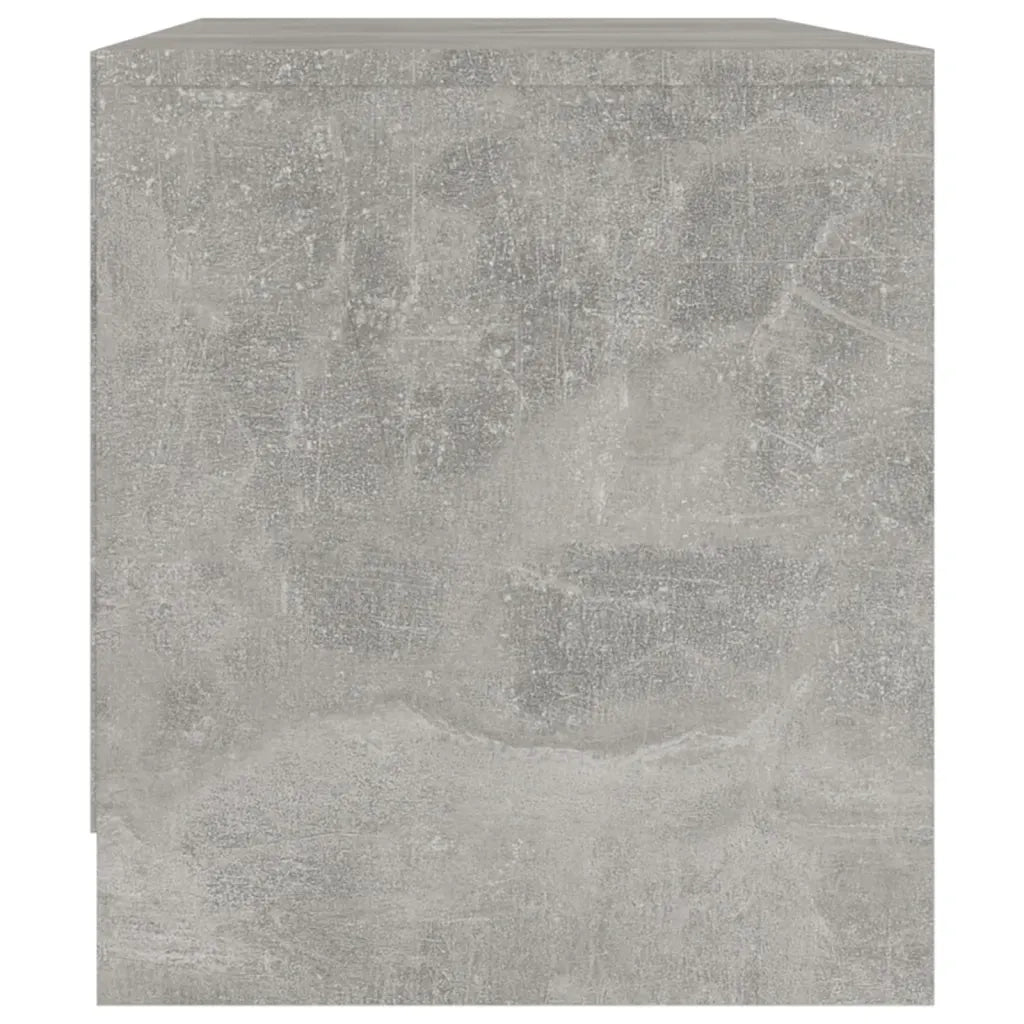 Mobile TV-Credenza per TV Grigio Cemento 90x35x40 cm in Truciolato