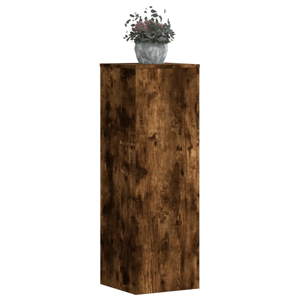 Supporti per piante | Sostegno per piante 2 pz Rovere 33x33x100 cm Legno Multistrato