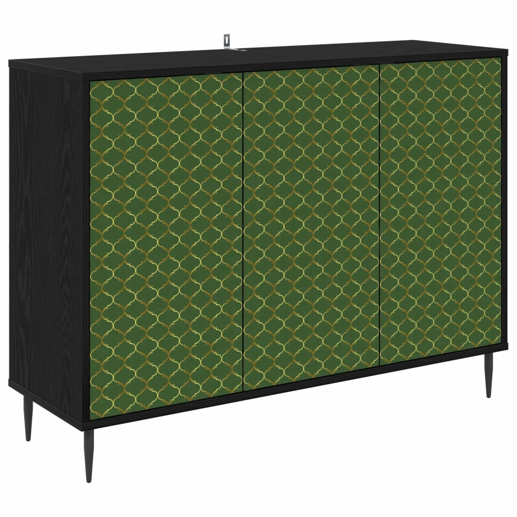 Credenza GELEEN Rovere Nero 102 x 33 x 76 cm 8006971