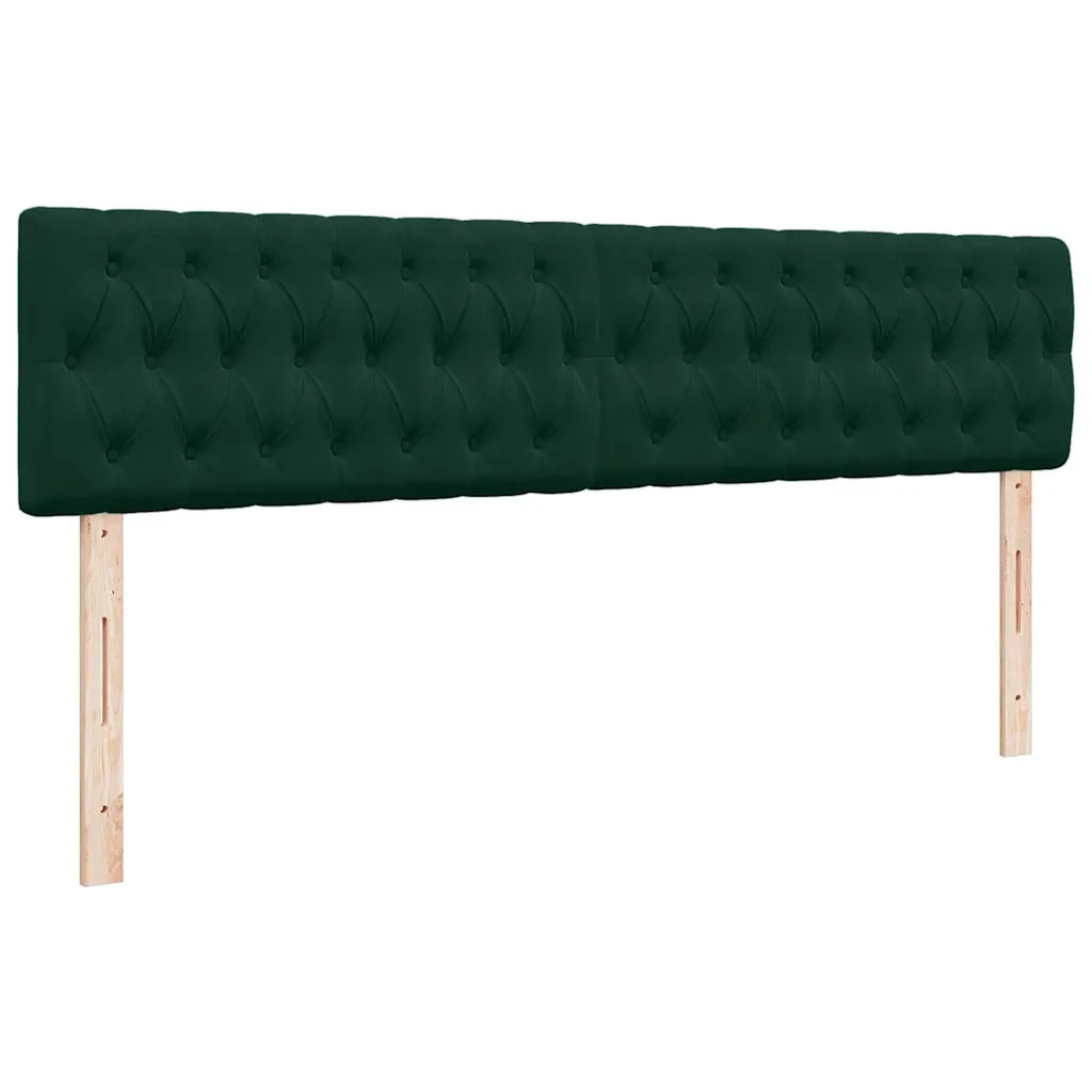 Struttura Letto Pouf con Materassi 180x200 cm Velluto 3312095