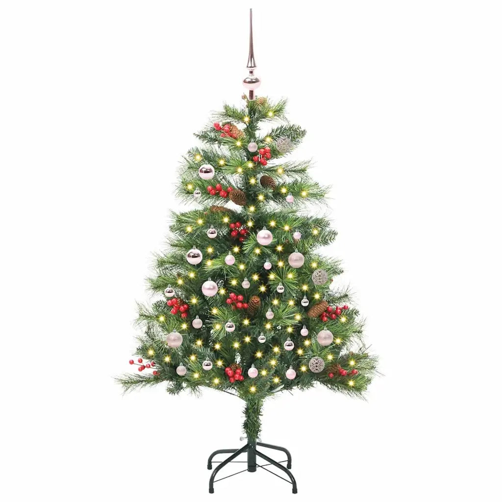 Albero di Natale artificiale Verde 150 cm PVC e Metallo