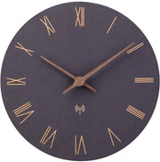Ora Affidabile Radiocomandata in MDF Senza Suono di Giro con Batteria Quarzo Grande per Camera, Casa, Cucina, Camera da Letto, Ufficio, Scuola (Nero + Numeri Romani) 30cm