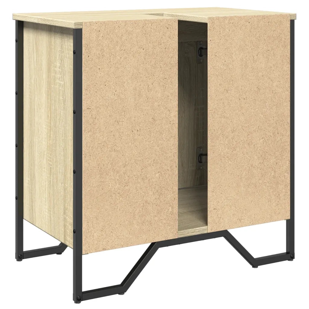 Mobile Lavabo | Armadio Lavabo Bagno Rovere Sonoma 60x35x60 cm in Truciolato