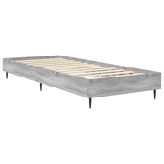 Letto singolo | Letto per adulti | Struttura del letto Sonoma grigio 80 x 200 cm