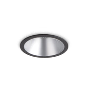 Proiettore Da Incasso Moderno Game Alluminio Nero E Argento Led 11W 3000K