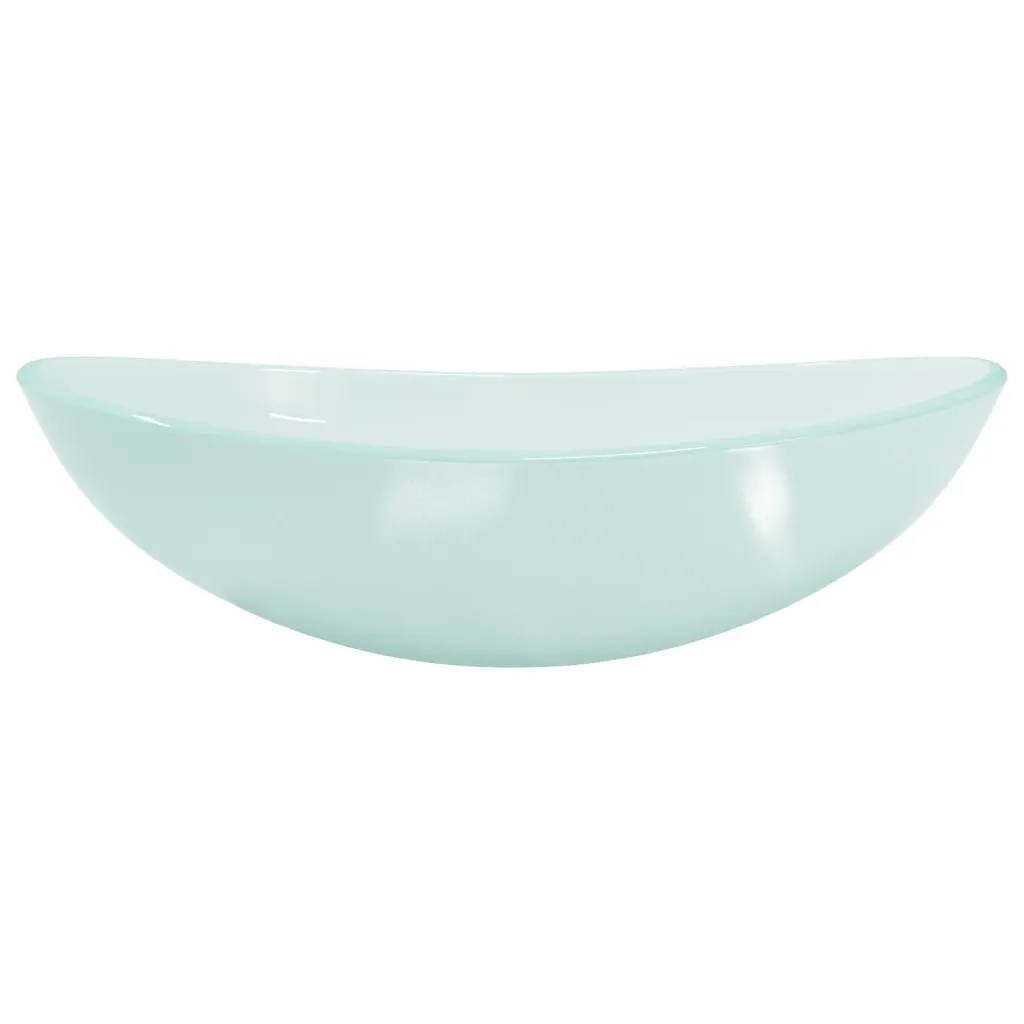 Lavandino in Vetro Temperato 54,5x35x15,5 cm Smerigliato CFW5207938
