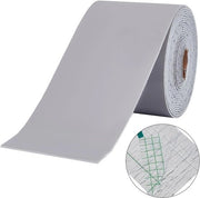 Tegole per pavimento in PVC autofissanti, colore grigio scuro, bordo specchiato, impermeabili, rimovibili, per cucina.