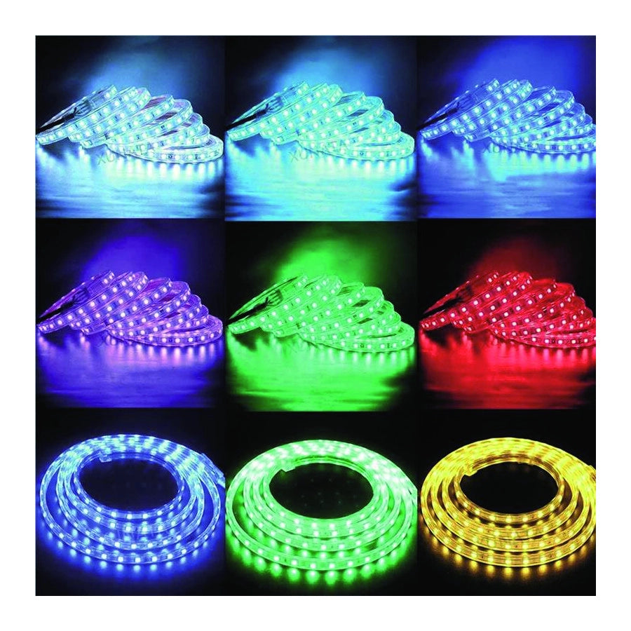Suprema STRISCIA LED RGB 8 W/m - 60 Led/m, IP65 con telecomando, 5 mt.