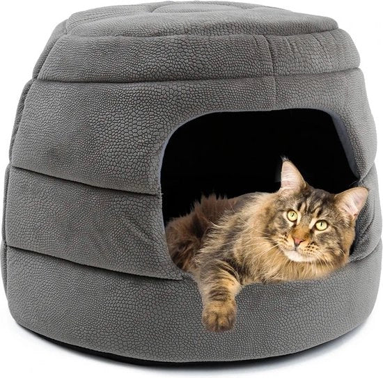 Casa per gatti - Casa per cani - Letto per gatti - Grigio - Giocattolo per gatti - Culla per cani - Materiale soffice