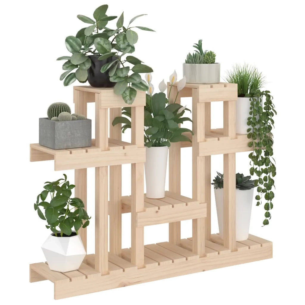 Supporto per Piante 104,5x25x77,5 cm in Legno Massello di Pino cod mxl 63912