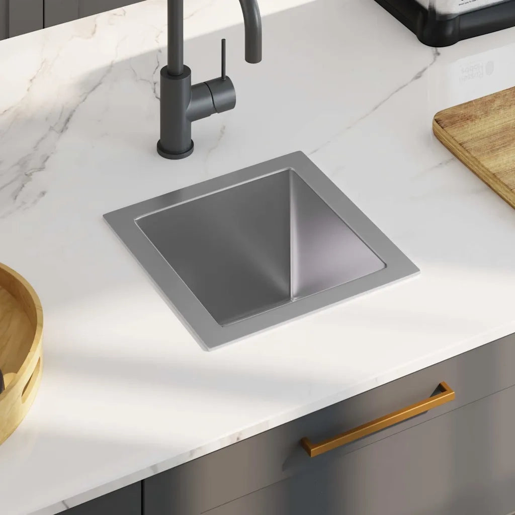 Lavello da Cucina Lavorato a Mano in Acciaio Inox cod mxl 53443