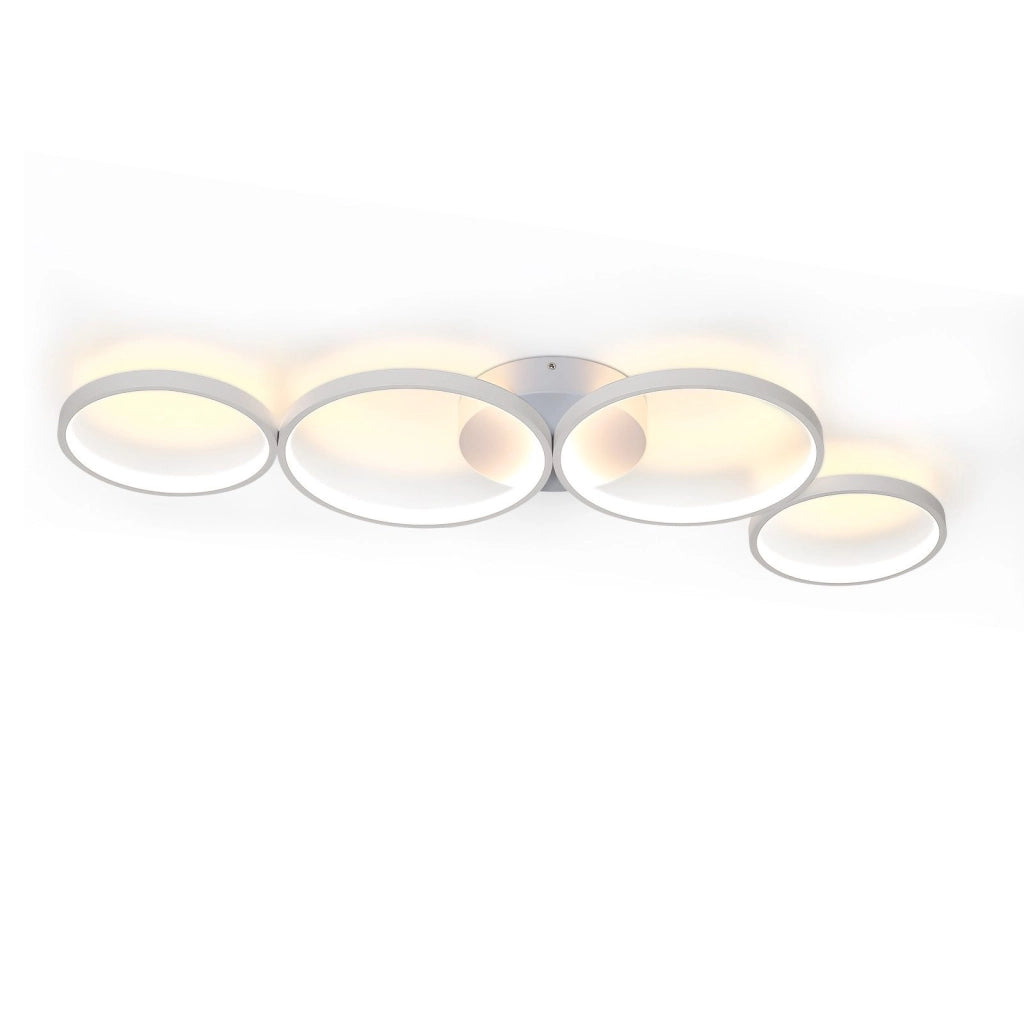 ZMH Lampada da soffitto plafoniera LED moderna con telecomando design per soggiorno