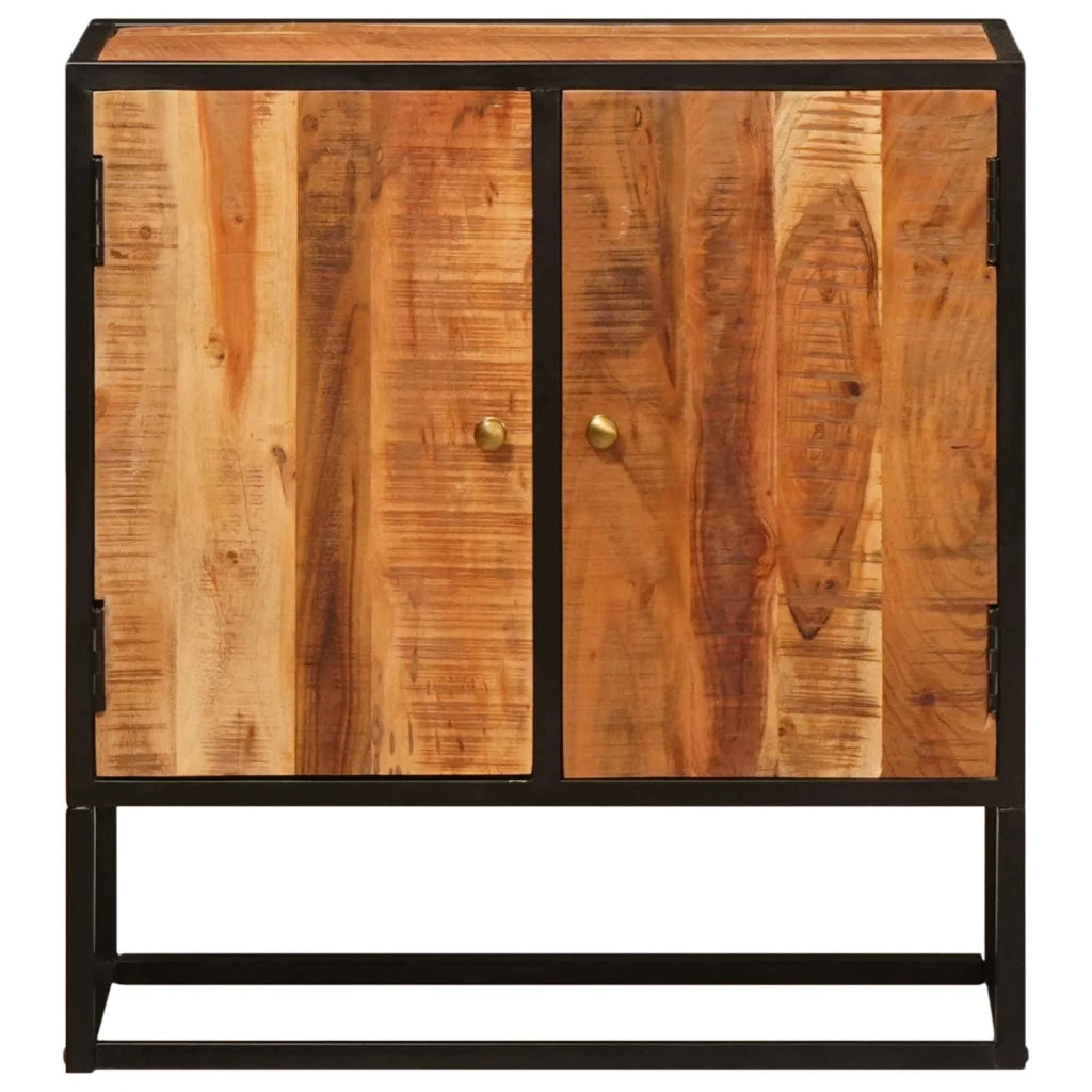 Credenza Beta Naturale 70 x 30 x 75 cm Legno di Acacia Massello 4104613