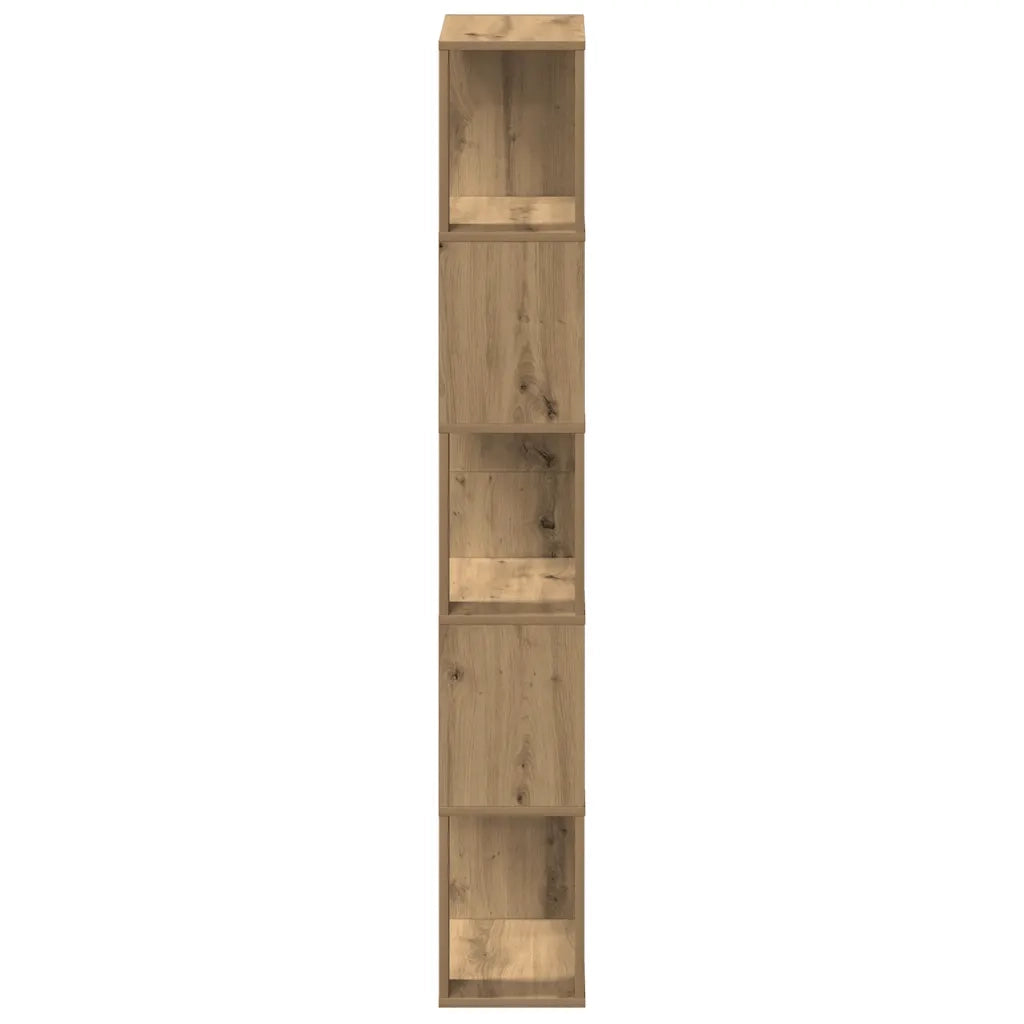 vidaXL Libreria Rovere Artigianale 45x24x159 cm Legno Multistrato