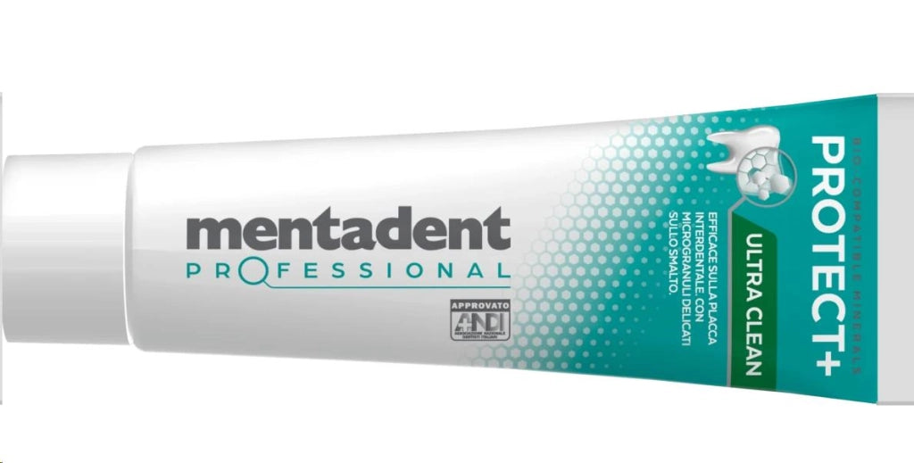 MENTADENT DENTIFRICIO SET 4 CONFEZIONI PROFESSIONAL 75 ML L'UNO PULIZIA EXTRA PROFONDA DEI DENTI