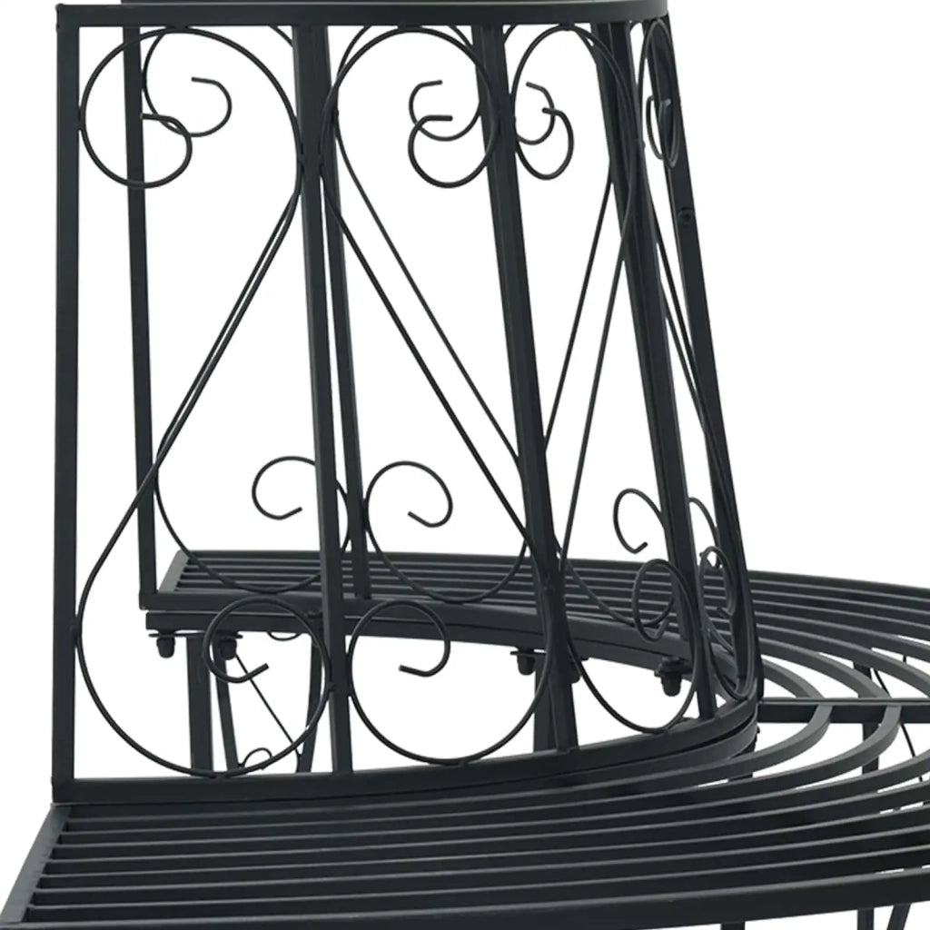 Panchina per Alberi 4-Numero di posti 160 x 80 x 89 cm Acciaio 42029500