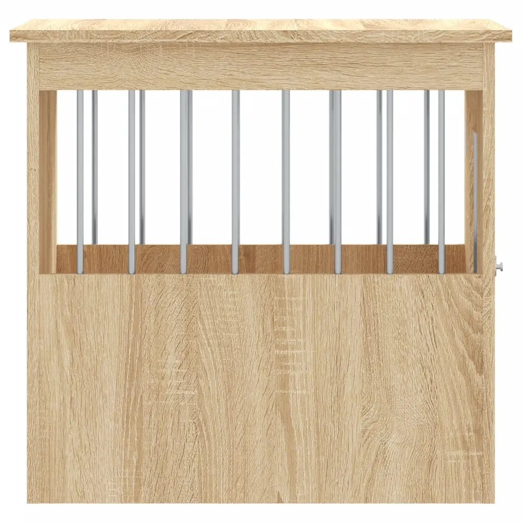 Gabbia Cani da Arredamento Rovere Sonoma 45x62x59cm Multistrato 838311