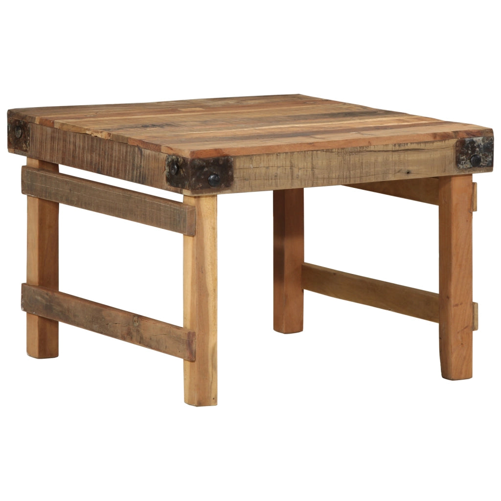 Tavolino da CaffÃ¨ 55x60x40 cm Legno Massello di Recupero