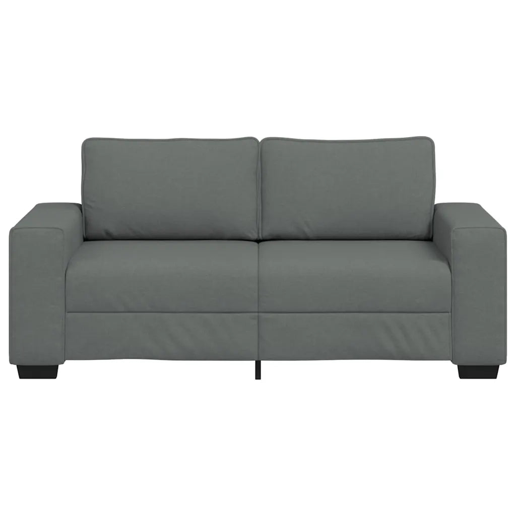 Divano a 2 Posti Grigio Scuro 180x77x82 cm in Tessuto 4105167