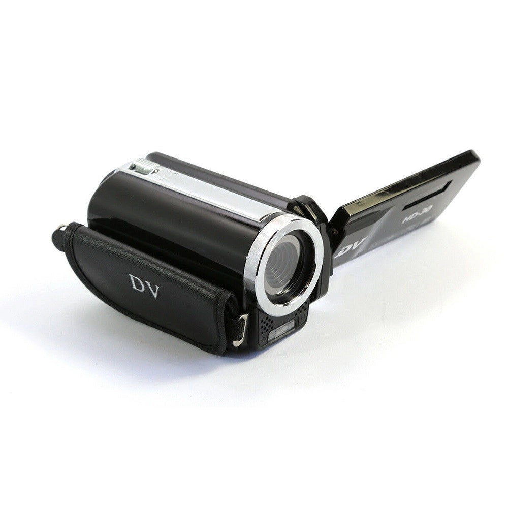 Trade Shop - Videocamera Digitale Hd Foto Video Hd Lcd 2.4" 720p 12 Mpx Sensore Cmos Sd -