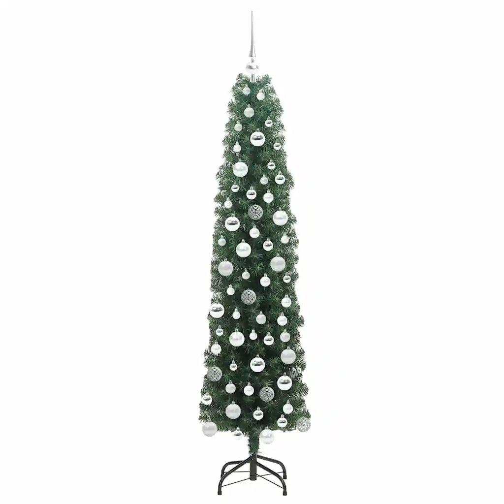 Albero di Natale artificiale con 300 LED Verde 180 cm 3394948