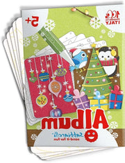 Album di Carte da Colorare con Sabbia - 5 Fogli Autoadesivi - Attività Creativa per Adulti e Bambini a partire dai 5 anni