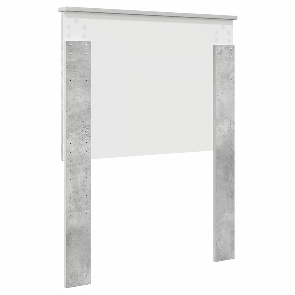 Testiera-Testata-Testiera Decorativa Grigio cemento 75 cm Legno multistrato 238769