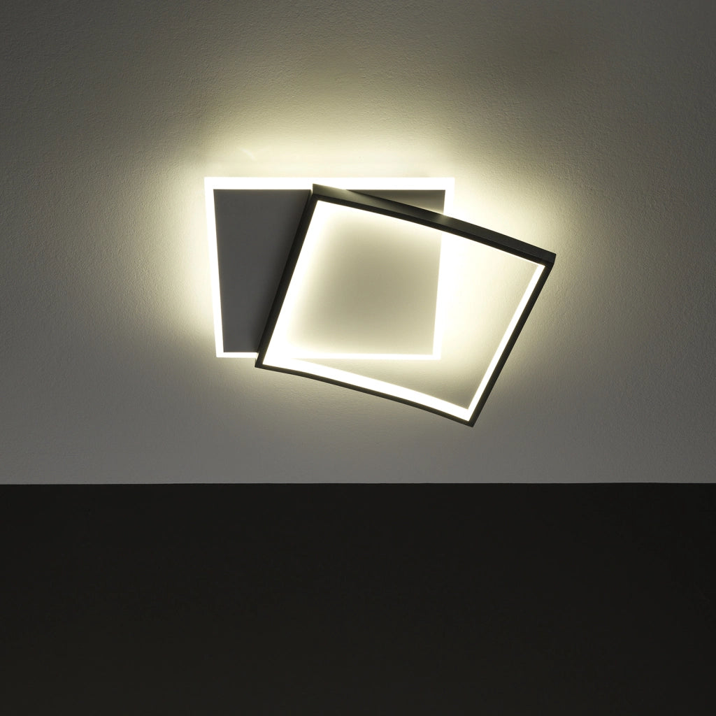 Plafoniera led LUSSIA nero