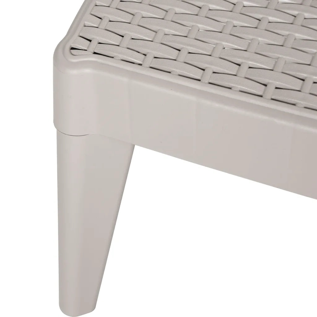 Lettino Cappuccino 186x60x29 cm in PP 364216