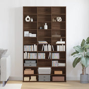 Mobile Porta CD Rovere Marrone 102x23x177,5cm Legno Multistrato 815092