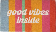 Matrice Antislip con Disegno a Mano "Good Vibes Inside" con Design Colorato