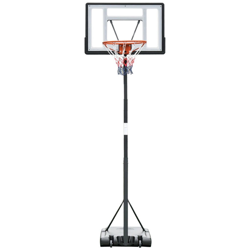 Panier de Basket con Pannello e Base Mobile ¨C zephmum ¨C Nero Bianco Regolabile 2.55-3.05m