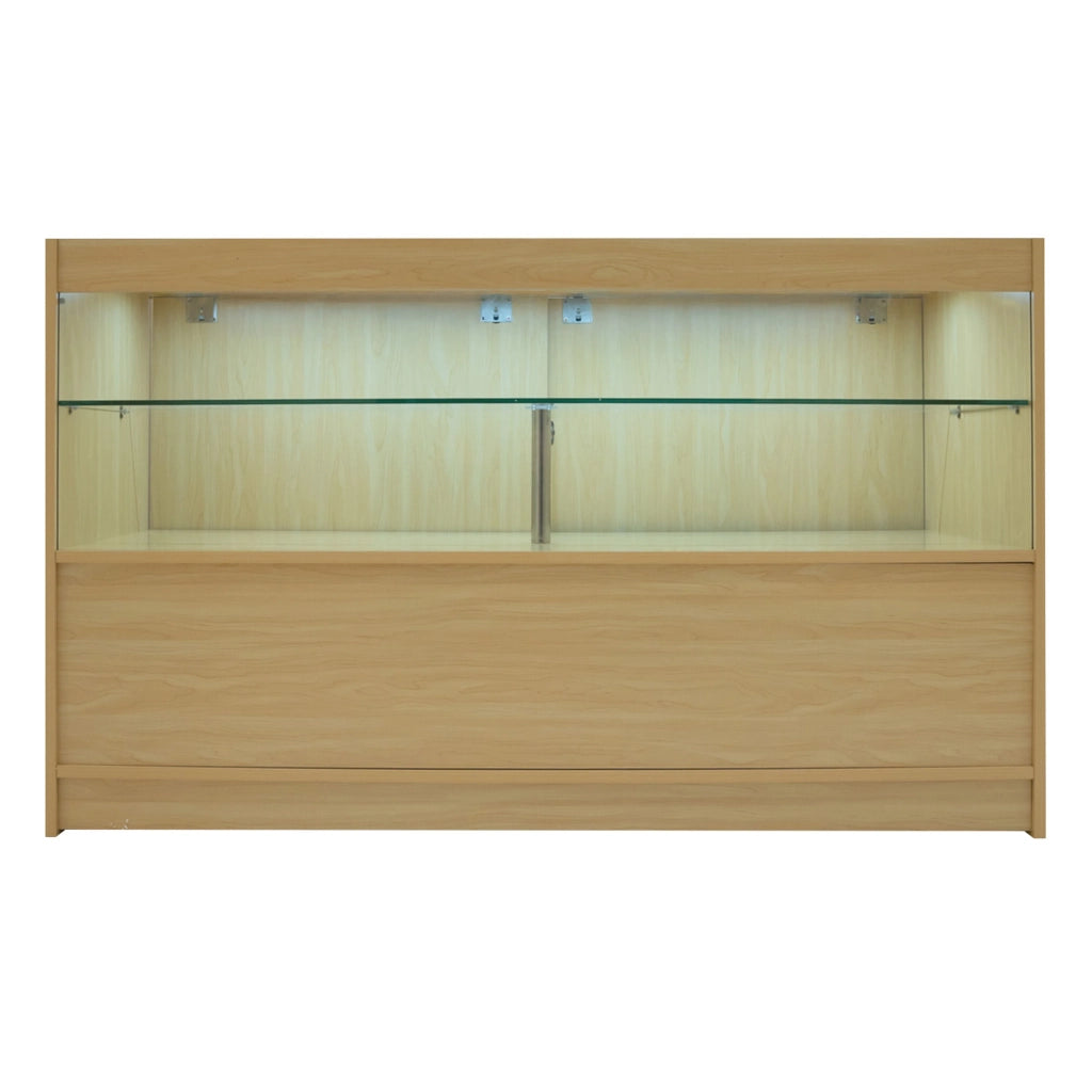 Set Banconi Acero Selene LED C1500 CM60 con Serratura e Vetrina Espositiva