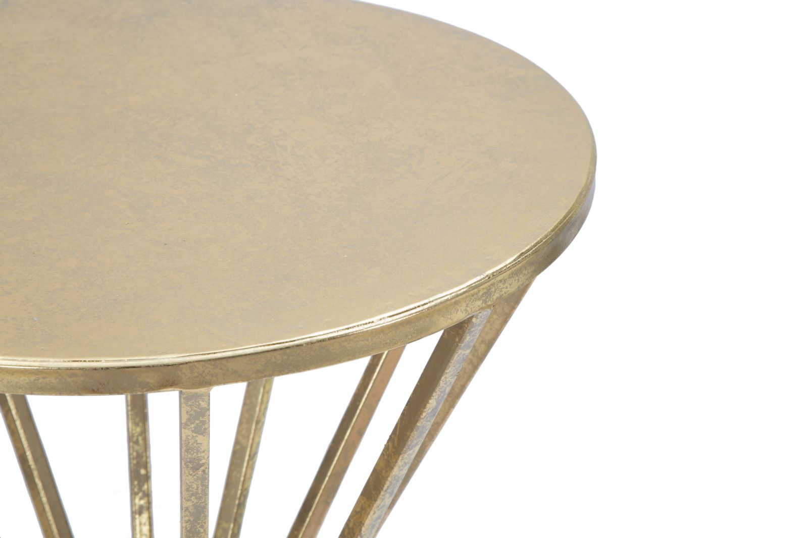 Porta Telefono Stick Glam Ø38x80 cm in Ferro Oro