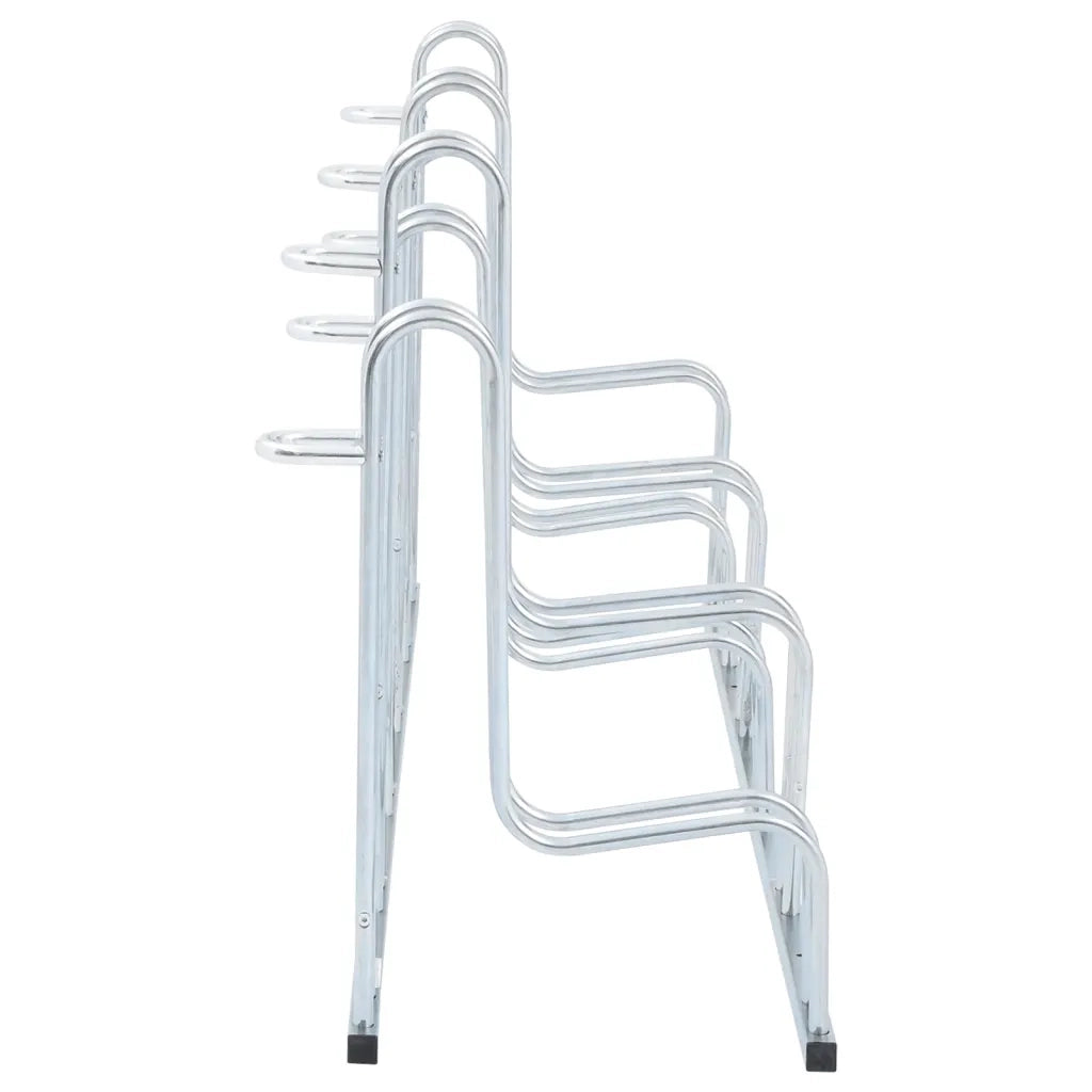 Supporto per 6 Bici da Pavimento Autoportante Acciaio Zincato 4005572