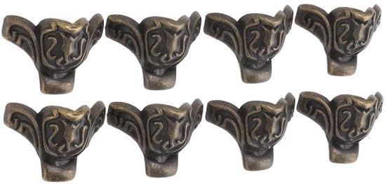 Protezione angolare decorativa - set di 8 pezzi - per contenitori/cassetti - leggero - materiale duraturo - protezione per mobili