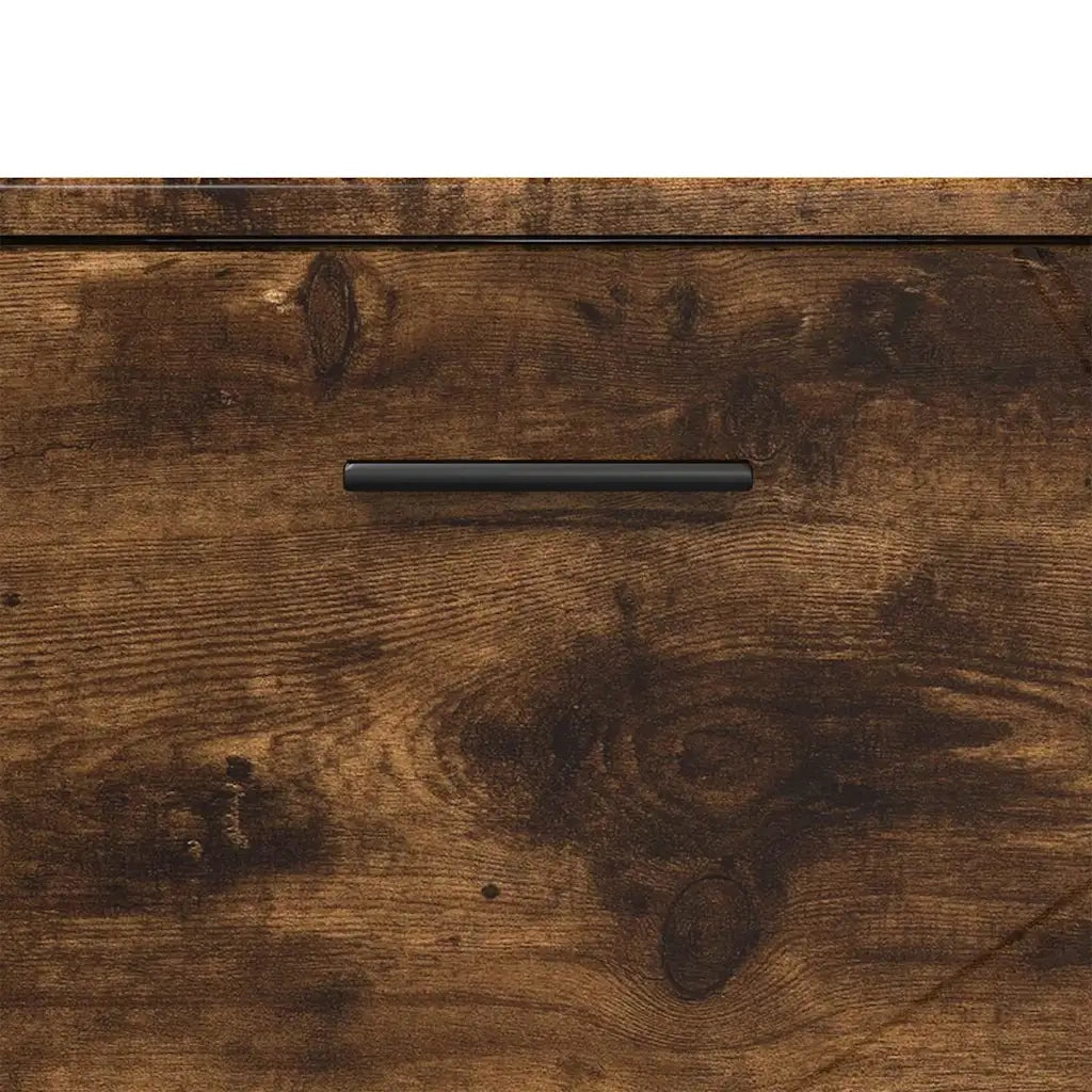 Set di mobili per il bagno con cassetto 3 pcs Rovere fumé 3393028