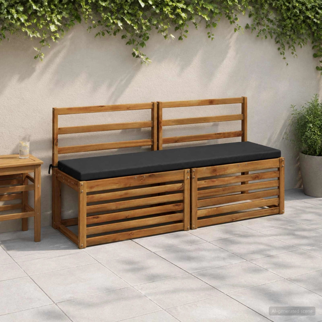 Cuscini per Panchina a 2 Pezzi SOEST 2 pz 100% Poliestere 948919